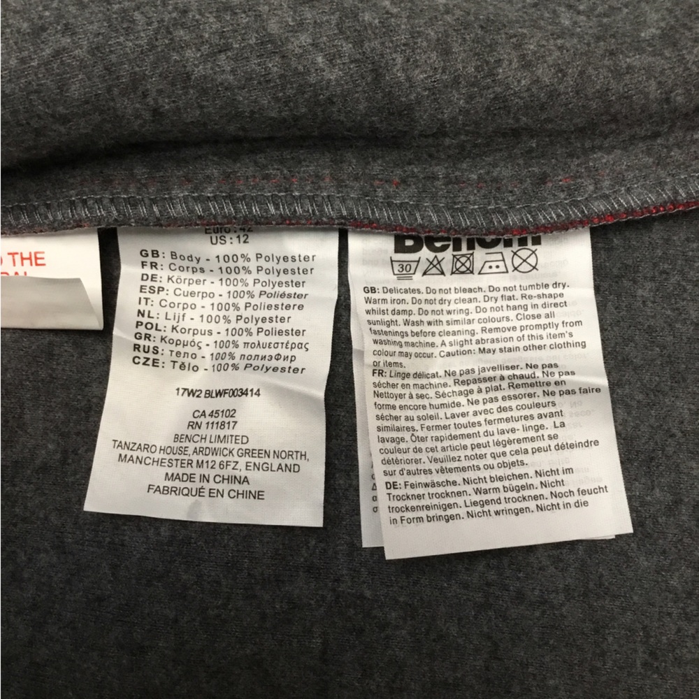 Bench Red Jacket - Picture 12 of 15